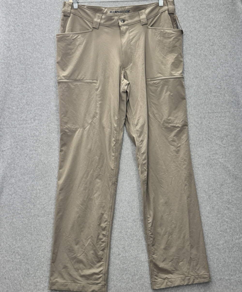 Duluth Trading Co. Men's 38x36 Flexpedition Relaxed Fit Cargo Pants Khaki NEW